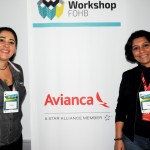 Alexandra Coelho e Janaina Martire, da Avianca