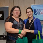 Andréa Caporal, da Aquarius, e Tatiane Matos, da Koala Viagens
