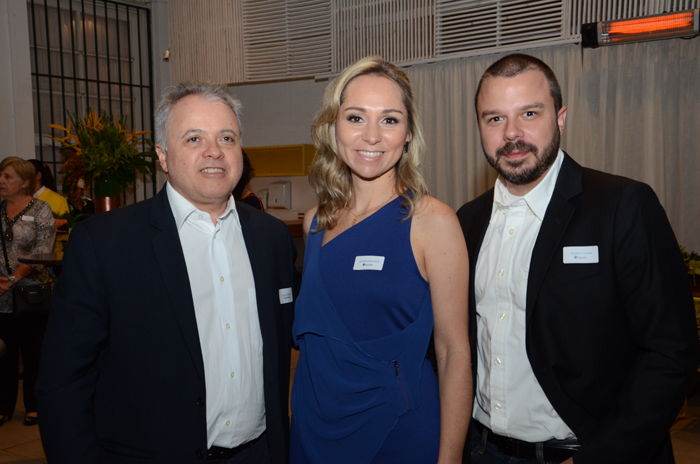 Carlos Prado, da Tour House, Daniela Bertollini e Daniel Limena, da Expedia Carlos Prado, da Tour House, Daniela Bertollini e Daniel Limena, da Expedia