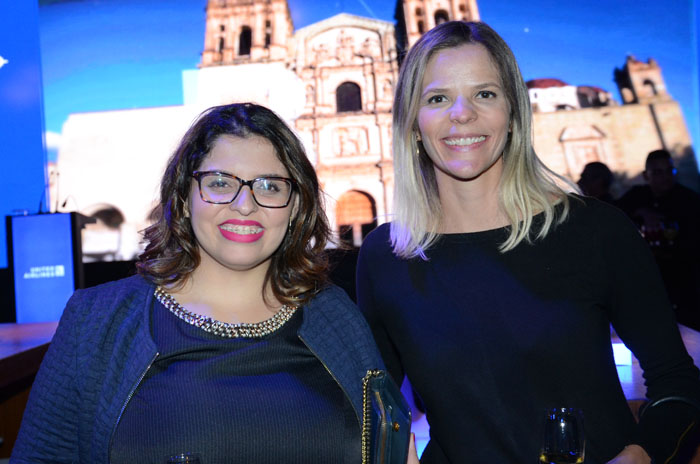 Carolinne Ribeiro e Paula Dias, da Flytour Gapnet Carolinne Ribeiro e Paula Dias, da Flytour Gapnet