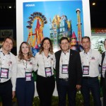 Equipe do Beto Carrero World com Valdir Walendowsky, da Santur