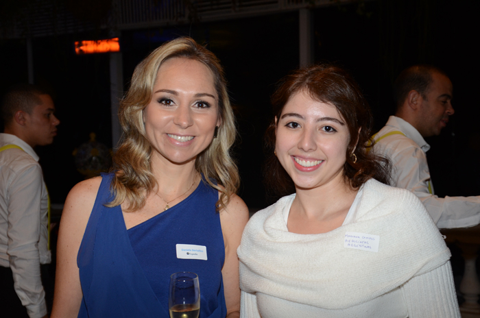 Daniela Bertollini, da Expedia, e Mariana Campos, da Aerolineas Argentinas Daniela Bertollini, da Expedia, e Mariana Campos, da Aerolineas Argentinas