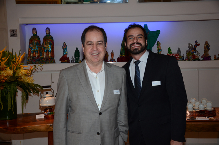 Dilson Verçosa e José Jordão Junior, da American Airlines Dilson Verçosa e José Jordão Junior, da American Airlines