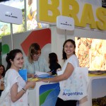 É sempre um prazer visitar o estande do Brasil