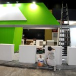 Estande do RN já começou a tomar forma