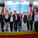 Expositores no estande do Visit USA