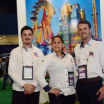 Fabiano Hoffmann, Loreni Quadra e Junior Wilhelm, do Beto Carrero World