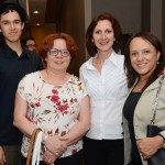 Fabiano Moraes e Marly Pinto, da Comudus Viagens, Ildete Prado, consultora de Turismo, e Elsa Miranda, da LM Turismo