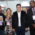 Felipe Augusto, Michelli Veneziani, Luis Carlos e Jucilei Pereira, da Prefeitura de São Sebastião-SP