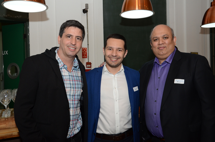 Fernando Botelho, Otavio Calixto e Rom Mascarenhas, da Expedia Fernando Botelho, Otavio Calixto e Rom Mascarenhas, da Expedia