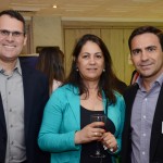 Jairo Bratkowski e Rogerio Mendes, da CVC, e Ioná Uebel, da Sepean Viagens