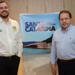 João Taylor, do M&E, e Valdir Walendowsky, da Santur