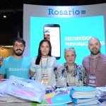 Lisandro Trini e Maria Alejandra, da Ente Turistico Rosario, Diana Adamo, da Santa Fé Tour & Sueños, e Gaston Fei, de Rosario