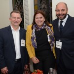 Luis Quaggio, da TAP, Gisela Maranhão, da Casablanca Tur, e Marcello Restivo, do Tivolitur