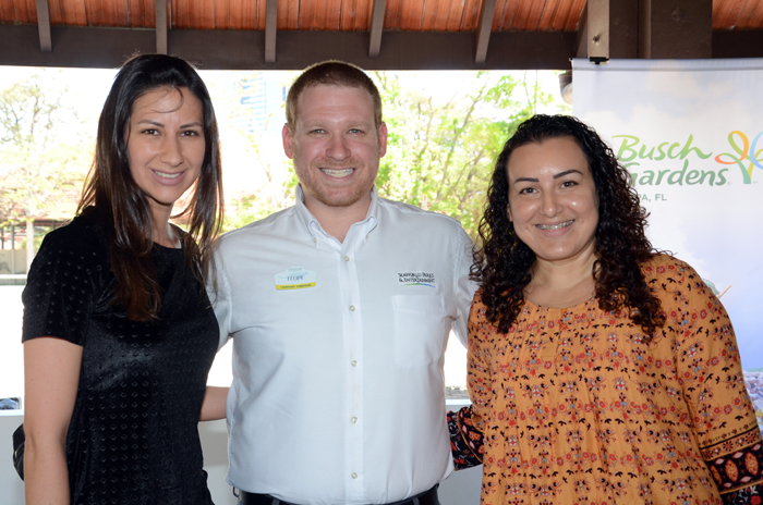 Luisa Altenfelder e Debora Vertullo, do Hoteldo, e Felipe Timerman, do Sea World Luisa Altenfelder e Debora Vertullo, do Hoteldo, e Felipe Timerman, do Sea World