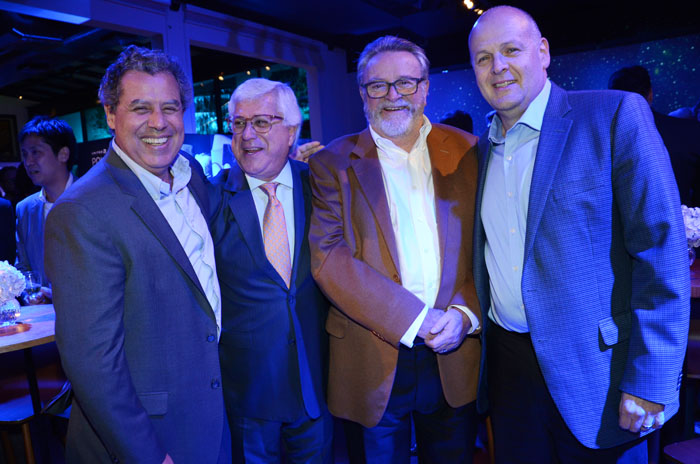 Luiz Eduardo Falco, da CVC, Juarez Cintra Filho, da Ancoradouro, Goiaci Alves Guimarães e Marcelo Sanovicz, da Rextur Advance Luiz Eduardo Falco, da CVC, Juarez Cintra Filho, da Ancoradouro, Goiaci Alves Guimarães e Marcelo Sanovicz, da Rextur Advance