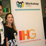 Marcel Marin, André Rocha e Mayara Charone, da rede IHG