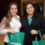 Marina Machado e Marciane Santos, do Hotéis Tur