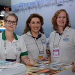 Neli Cristina Lenzi, do Planeja Turismo, Margot Libório, do Bella Camboriú, e Corete Mengue, do Hotel Plaza Camboriu