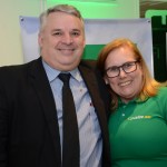 Paulo Dutra, da Avianca, e Mairi daldon, da Localiza