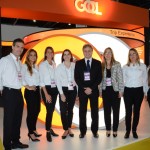 Rogerio Guerra, diretor comercial da Gol, com equipe
