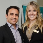 Rogerio Mendes, da CVC, e Heloísa Pacheco, do Plaza São Rafael