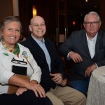 Rosa Masgrau, do M&E, Lawrence Reinisch, da Promo Visão, e Roy Taylor, do M&E