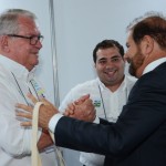 Roy Taylor, do M&E, com Guilherme Paulus, da GJP