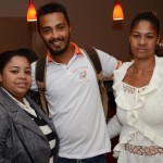 Ruth Marcena, e Sheila Souza, da Sorriso Viagens, e Marcos Silva, da Sweet Travel
