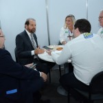 Valdir Rubens Walendowsky, da Santur, Guilherme Paulus, da GJP, Rosa Masgrau, Roy Taylor e Pedro Menezes, do M&E