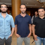 Victor Hugo, Ronaldo Coutinho e Emerson Basilio,  da Tropical Br Turismo