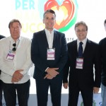 Mustafá Dias, da Secretaria de Turismo de Recife, Massimo Pellitteri, de Pernambuco, Felipe Carreras, secretario de Turismo de Pernambuco, Rogerio Guerra, diretor Comercial da Gol, e Otaviano Maroja, de Porto de Galinhas