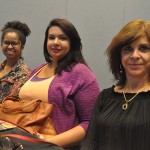 Amanda Pariz, da Emporium Travel, Andreza Nunes, da Passaggio Viagens, e Tania Savioli, da Perfecto Viagens