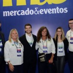 André Sena Keresztes, Rud Ribeiro e Aline C.Silva, da Latam, com Rosa Masgrau, Mari Masgrau e Bernardo Ignarra, do M&E