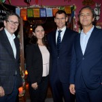 Cassio Oliveira, da Ancoradouro, Mariana Garcia, da Discover The World, Philippe Lacamp e Clovis Ruiz, da Cathay Pacific