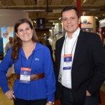 Erica Salvagni e Carlos Barbosa, do Turismo de Aruba