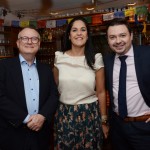 Fernando Fetter, da DB Schenker, Sabrina Tancredo e Camilo Gallo, da Cathay Pacific