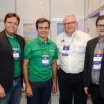 Glauco Zebral e Paulo Henrique Pires, da Localiza, Roy Taylor, do M&E, e Eduardo Loch