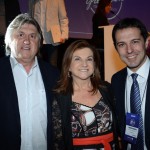 Leonel Paván, secretario de Turismo de Santa Catarina, Marta Rossi e Eduardo Zorzanello, do Festuris