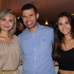 Michele Christinni e Igor Meyoltas, da Creacteve, e Bruna Christinni