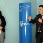 Milagros Ochoa e Sergio Velloso conduziram as apresentações do treinamento para os agentes de São Paulo