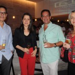 Natercio Souza, da Paparico Viagens, Diana Prudencio e Pedro Adour da Portfolio Travel, e Valeria Pereira, da Paparico Viagens