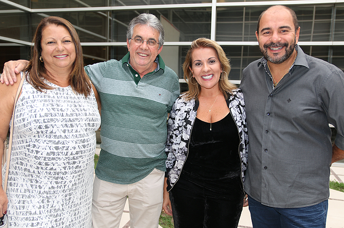 Norma Pires e Osni Pires, da Tristar Turismo, Andrea Restivo e Marcello Restivo, da Tivolitur Norma Pires e Osni Pires, da Tristar Turismo, Andrea Restivo e Marcello Restivo, da Tivolitur
