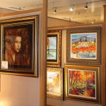 Obras de arte em exposição