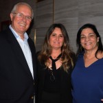 Paulo Senise, da TurisRio, Marília Costa, do LSH, e Miriam Vaz, do Grupo LK