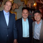 Ralf Aasmann, da Air TKT, Carlos Vazquez, da Esferatur, e Tanabe, da Abracorp