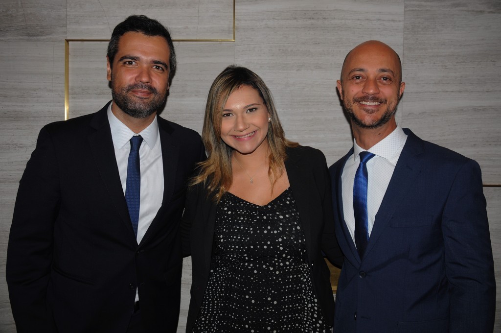Roberto Gomides, CEO, Lia Coutinho, gerente de Vendas e Marketing, e Daniel Pompeu, gerente geral do LSH