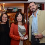 Sílvia Eiko Sako, da Century Travel Tour Operator, Rosana Ikuno, da Princess Consolidadora, e Paulo Faloppa, da Sakura Tur