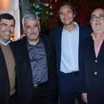 Vanderlei Folgueral, da LTS, Washington Alves, da Flytour Gapnet, Clovis Ruiz, da Cathay Pacific, e Cassulino, da Ancoradouro