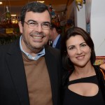 Vanderlei Folgueral, da LTS, e Lucila Buratto, da Cathay Pacific